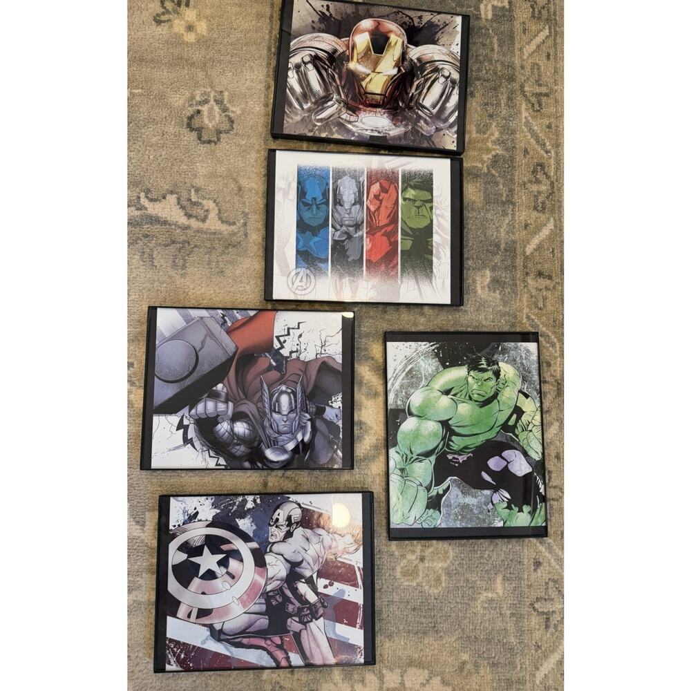 Avenger Kids Wall Decor 5 Pictures